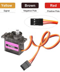 Six Pack Of FT90S 9g Micro Servo Motors With All Metal Gears High Torque 180 Degree Rotation, cable connector detail