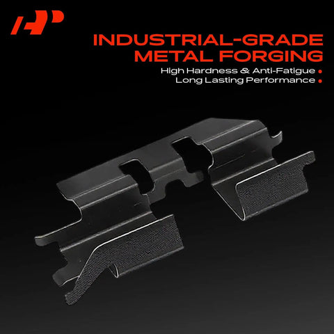 Ultimate Rear Disc Brake Hardware Kit For Honda Odyssey And Ridgeline Plus Acura TL Featuring Durable Steel Clamps, Springs And Bolts To Fix Rattling Brakes And Boost Stopping Power For Your Ride, metal brake clips