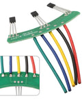 Badass 41F Hall Effect Sensor Board For 1000W To 2000W Brushless Motors On Electric Trikes showing PCB with multiple colored wires.