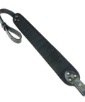 Rugged Leather Canvas Buttstock With Shell Holder Sling For 12 Gauge Shotgun And Rifle Calibers Including .22LR Black