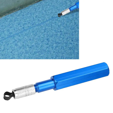 Pro Grade Heavy Duty Floor Welding Tool Kit with PVC Skiving Knife on blue floor for flanging and welding