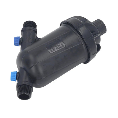Irrigation Filter With 155 Mesh Screen For Drip Systems And Hydroponics, erosion proof compact plastic, 1 inch male disc type