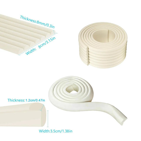 Soft Auto Adhesive Furniture Corner Protector for Edges Baby Proof Corner Guard To Prevent Scratches and Bumps Easy Install Edge Cushion
