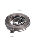 Upgrade Your Drill Press With This Heavy Duty Steel Quill Feed Return Coil Spring Assembly, 8.8mm width, 6.5mm thickness.