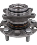 New Rear Wheel Hub Bearing Assembly For 2006 To 2011 Honda Civic LX GX DX With Encoder ABS Direct Fit Replacement OEM Equivalent Quality Durable Hub Assembly For Quiet Ride And Easy Install showing front view
