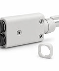 Detachable 2 In 1 PTFE Adapter For Bambu Lab A1 A1 Mini 3D Printers with removable screws for easy maintenance.