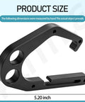 Aluminum Tree Climbing Hook With One Hand Operation And Open Design, Secure Hold For Chainsaws And Tools, 5.20 inch size shown