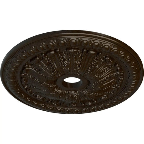 Tomango Egg And Dart Ceiling Medallion Bronze Finish, 27 7/8 Inch Outside Diameter, 3 7/8 Inch Inner Diameter, decorative deep relief