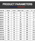 Heavy Duty Cnc Vise Built Different For Locking Round Or Square Stocks Smooth As Butter While Serving Premium Clamping Slots And Swap Out Jaws For Quick TIG Welding And No Sweat Machinist Performance - Product parameter table.