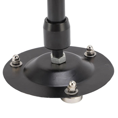 Base of Adjustable Third Hand Welding Clamp With 360 Degree Rotation Magnetic Base and Heavy Duty Alloy Arms for Soldering and Repair.