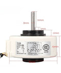 Indoor Unit Air Conditioner Fan Motor Replacement For Gree Systems, 92mm white motor with 30mm shaft and 8mm diameter