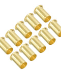 Brass compression inserts for 3/8-inch tubing, 10-pack, flange-style tube fittings, Amazon brand
