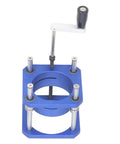 Heavy Duty Router Lift Base Nails Precision Cuts, Adjustable Aluminum Alloy Lifting Kit for 64-65mm Routers, blue design.