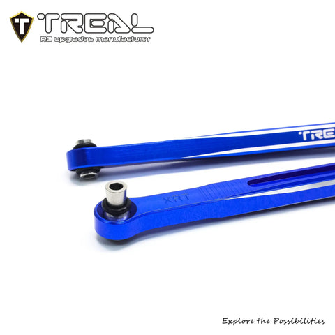 XRT Steering Toe Links 2 Pack Aluminum 7075 CNC Machined Upgrades Blue For RC Cars Built Tough On Rough Trails With Enhanced Rigidity