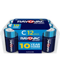 Beefy Power C Cell Batteries 12 Pack, Long Lasting Power For Flashlights, Toys And Stereos, Perfect For High Drain Devices