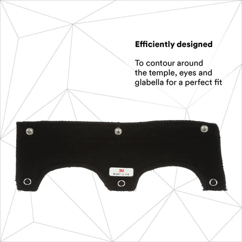 Super Comfy Forehead Sweat Pads In A Pack Of Ten Made For Helmets Headgear And Hoods To Contour Around Your Temples Eyes And Glabella