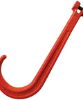 Alloy Tow Chain With Forged Long J Hook 3/8 Inch By 8 Foot Grade 80 Pro Series 7,100 Pound Safe Working Load hook detail