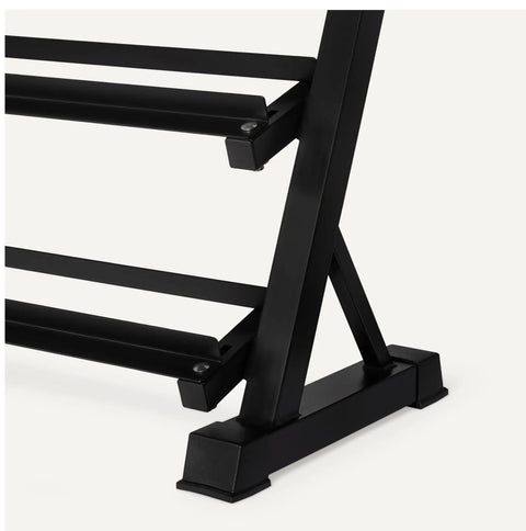 Heavy Duty Three Tier Adjustable Dumbbell Rack Solid Steel Weight Storage Stand Game Changer For Home Gyms With Custom Spacing And Legit Rock Solid Stability For All Your Heavy Lifting Needs