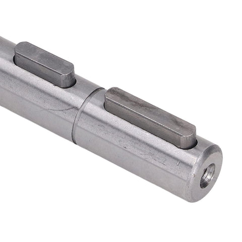 Dual Output Worm Reducer Shaft 18mm Diameter 164mm Length Heavy Duty Bearing Capacity Low Noise High Hardness Premium Alloy Steel