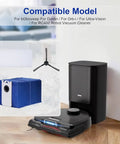 Compatible vacuum parts kit with filter, side brush, and collector bag for RC400 models