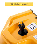 Built-in charger for Super Lightweight Full Electric Pallet Forklift Stacker, designed for efficient charging in warehouse settings.