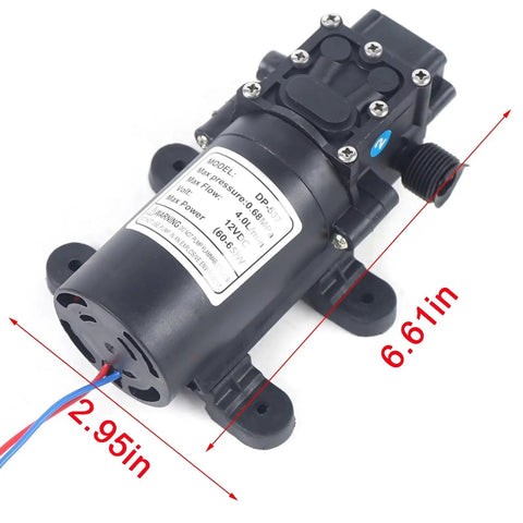 12V Diaphragm Electric Coolant Water Pump For Car Engine Radiator Circulation System Reliable Durable Automotive Replacement Accessory Keeps Engine Cool And Prevents Overheating Issues