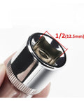 Heavy Duty 1/2 Inch Torx Bit Socket Set With Massive Grip Power For Tough Jobs And Rusty Bolts That Stick Tight, Perfect Sturdy Tools To Save Your Time And Effort On Any Drilling Or Impact Project You Handle Today. 1/2 inch chrome vanadium Torx socket close-up