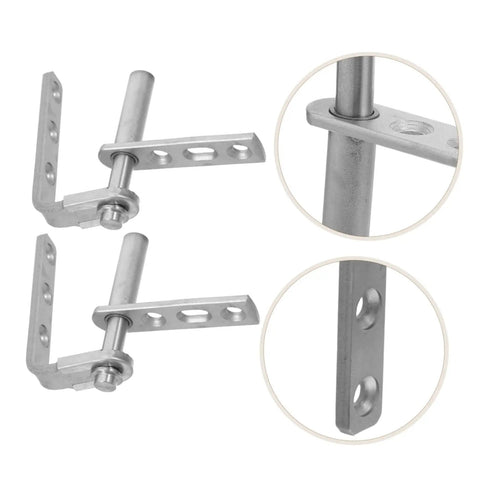 Beefy Heavy Duty Stainless Steel Self Closing Pivot Hinge For Bidirectional Double Swing Doors And Louvers Ideal For Busy Bars Cafes Saloon Doors And Commercial Spaces, close-up