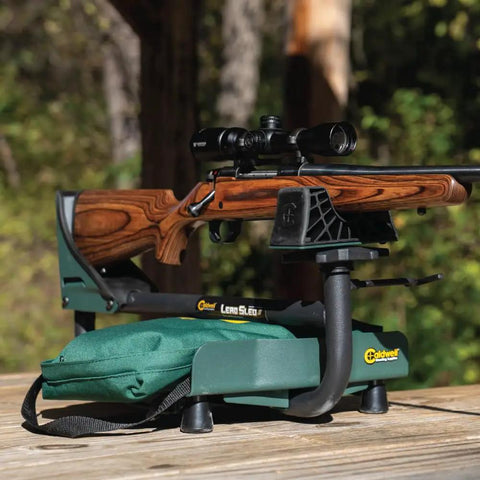 Ambidextrous Recoil Reducing Rifle Shooting Rest With Elevation Adjustments For Range And Sighting In, Built For Magnum Rifles And Shotguns