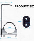 Two Point Five Inch Exhaust Hangers And Muffler Hangers Two Pack, 304 Stainless Steel Vibration Dampening Hooks diagram