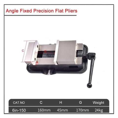 Heavy Duty 6 Inch Bench Vise For Cnc Milling And Drill Presses Precision Hardened Steel Locking Clamp with specifications.