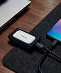 XS2000 500GB Ultra Fast Dope Speeds Portable SSD External Solid State Drive USB C Gen 2x2 Up To 2000 MBps connected to phone and laptop