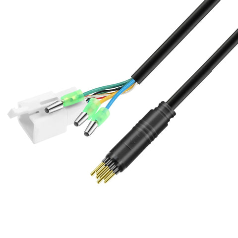 9 Pin Ebike Hub Motor Cable With Male Connector, 60cm Length, 20A Max Current, Compatible With Motors Up To 750W, Durable Power Link For Smooth Transmission And Easy Wiring