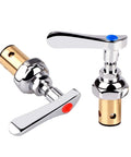 Replacement Brass Hydraulic Control Spindle Cartridge For Faucets Hot And Cold, Wall Mount Kitchen Bath DIY Upgrade, Universal Fit