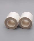 Two rolls of white PTFE tape for high temp seals, nonstick fiberglass adhesive tape, 2 inch wide by 10 meters long.