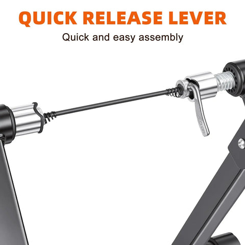 Quick release lever of Indoor Bike Trainer Stand With Magnetic Resistance Six Level Adjustable Resistance Bar Remote Control