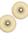 Electric Chainsaw Sprocket Gear Replacement Two Pack Pro Grade With Plastic Inner Gear Assembly And Precision Teeth For Smooth Power Transmission In Workshop And Garden Projects, two beige gears