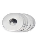 304 Stainless Steel Flat Washers Set 200 Pieces M1.6 To M30 Machine Screw Gaskets For Fasteners That Spread Load And Keep Clamps Tight, Rust Resistant, Ideal For Home, Workshop, Auto And DIY Projects. stacked stainless flat washers