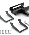 Mounting components for 5500 Lb Twelve Volt Electric Winch For ATV UTV Towing Kit With Synthetic Rope One Quarter Inch By Thirty Feet
