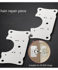 Rotating Concealed Cabinet Hinge Set Stainless Steel Doors And Furniture Hardware 4 Pack Easy Install shown with repair pieces