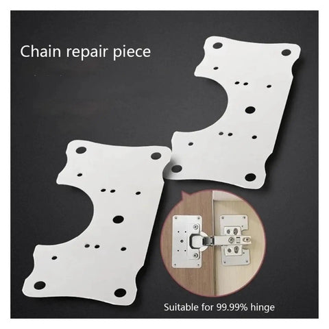 Rotating Concealed Cabinet Hinge Set Stainless Steel Doors And Furniture Hardware 4 Pack Easy Install shown with repair pieces