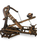 Adjustable Crossbow Siege Ancient Chariot Catapult Kit 3D Wooden Puzzle Desk Top Model basswood tabletop trebuchet