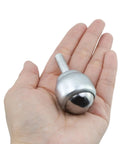 1 Inch Ball Transfer Bearings Set For Caster Units And Conveyors held in hand, showing 360 Degree Universal Rotation Rollers