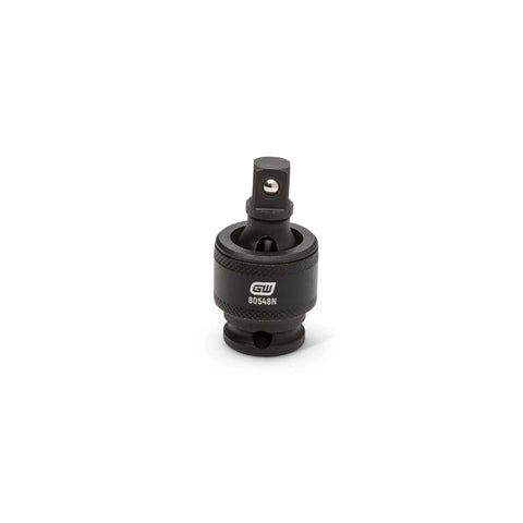 Impact Universal Joint Set, Three Piece For One Quarter Inch, Three Eighth Inch, And One Half Inch Drive, Manganese Phosphate
