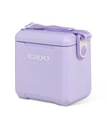 Lilac Breeze 11 Qt Tag-Along Cooler With Strapped Crossbody Carry, Leakproof Lid Locks, Interior Gasket Seal, MaxCold Insulation