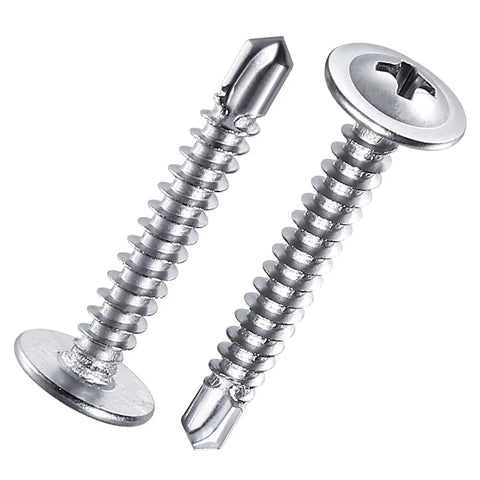 Hardcore Boss Grade 440 Piece 410 Stainless Steel Self Tapping Screw Assortment Kit For Sheet Metal with hex head design.