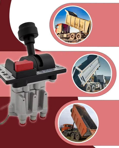 PTO Control Valve Kit For Dump Truck Dump Pump With Kickout, Air Shift Dual Valve, Replacement AV295 32838879X 329358X, Durable Die Cast Body