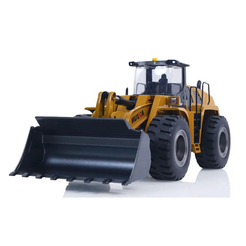 Powerful 1 To 14 Scale RC Wheel Loader With 2 Point 4G Remote, Electric Lifting System, Alloy Cab And Bucket, Four Way Operation