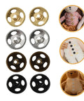 Mini Colored Button Set for Doll Clothes and DIY Sewing Projects, 120Pcs Tiny Round Snap Fasteners in assorted colors for crafts
