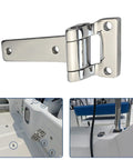 Set Of 2 Heavy Duty Stainless Steel 135mm T Hinge Set, Marine Grade 304 Boat Hardware for yachts, doors, gates, easy install